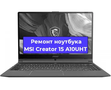 Чистка от пыли и замена термопасты на ноутбуке MSI Creator 15 A10UHT в Перми